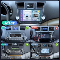 Android 13 For 2008-2013 Toyota Highlander Car Stereo Radio 10.1″ Apple Carplay