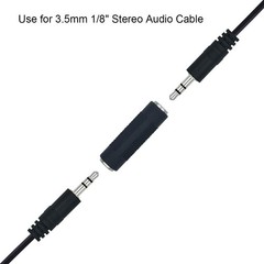 2-Pack 3.5mm Female to Female Stereo Audio Adapter