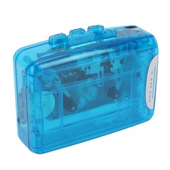 Portable Cassette Player Transparent Retro For Music Lovers ABS Easy To Use