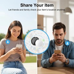 2 Pack GPS Tracker for Vehicles Work with Find My (iOS Only) Real Time Mini Car