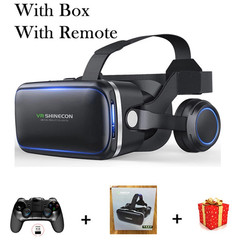 Shinecon VR Glasses 3D Virtual Reality Headset Devices Viar Helmet Goggle Lenses