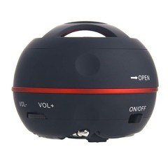 Mini Portable Black Speakers Lightweight Plug and Play 10 Hours Playback