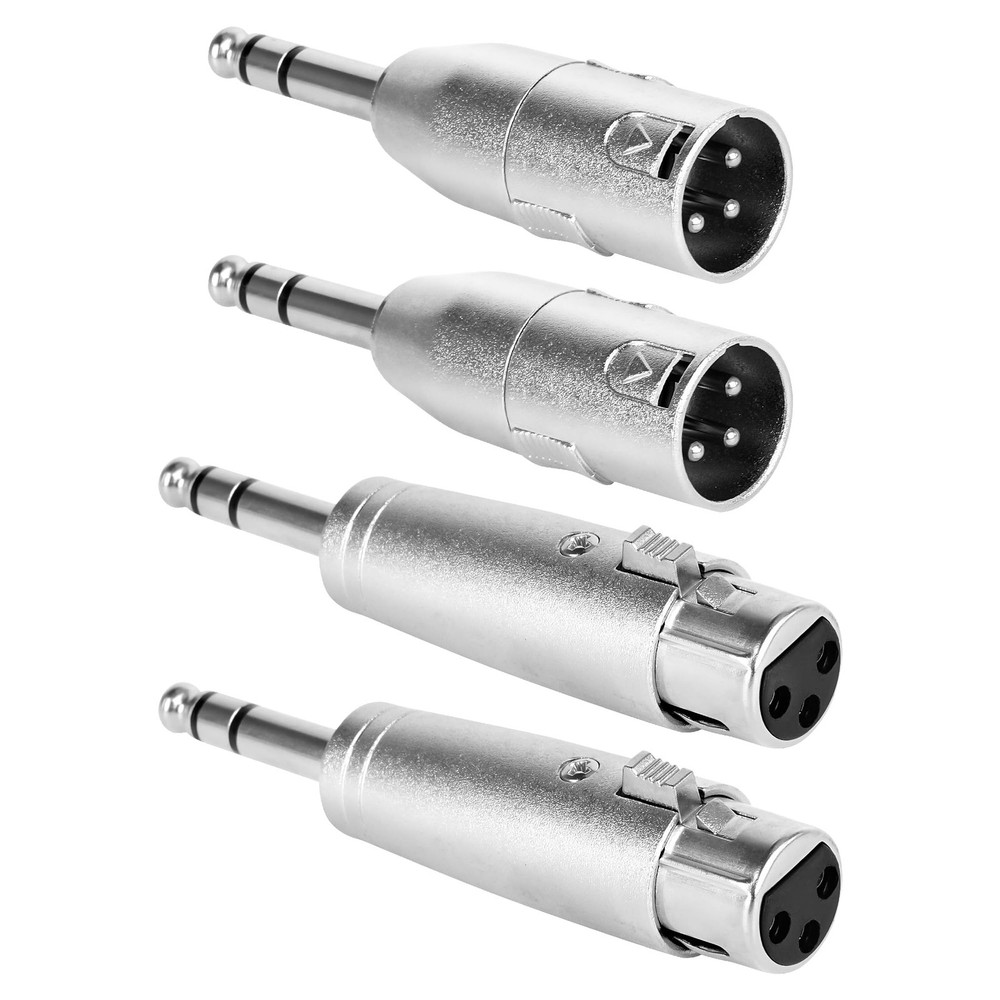 Togconn 1/4″ TRS Male to 4 Pack, 6.35mm (XLR & XLR Female)