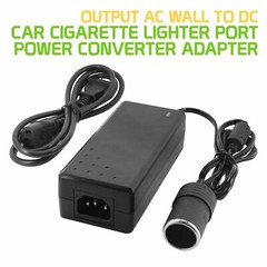 Power Converter AC Wall to DC Car Cigarette Lighter Port Female Adapter 8.5Amp
