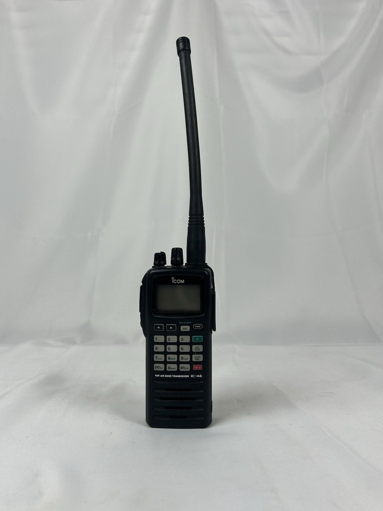 ICOM VHF Air Band Transceiver IC-A6 With Antenna NO CHARGER