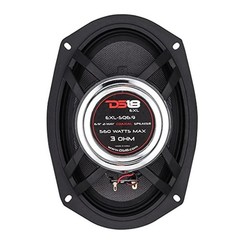 DS18 EXL-SQ6.9 560 W Max 6″ x 9″ 2-Way 3-Ohm Stereo Car Audio Coaxial Speakers