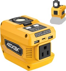 220W Power Inverter Compatible with Dewalt 20V Battery – DC 20V to 110V AC