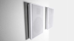 2 Rockville RockSlim White Home Theater 5.25″ 240w Easy Wall Mount Slim Speakers