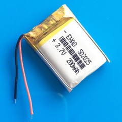 3.7V Li Po 200mAh Battery 502025 Rechargeable For MP3 MP4 Headset Bluetooth GPS