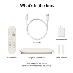 Google TV Streamer 4K – Fast Streaming Entertainment on Your TV with Voice Searc