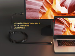 40ft CL2 Rated High Speed HDMI Cable with Ethernet, 4K Support, 26 AWG, Black