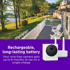 Roku Outdoor Camera for Home Security – IP65 Wireless