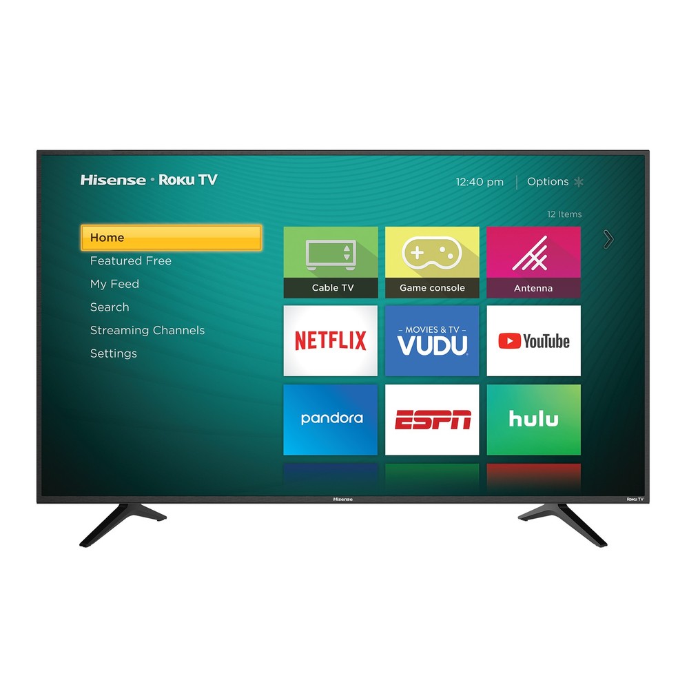Hisense 50″ Class 4K 2160p 60Hz UHD LED Roku Smart TV 50R6E5