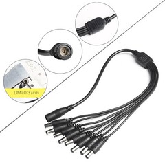 DC 12V 5A Power Supply Adapter +8 Split Power Cable for CCTV Security Camera DVR