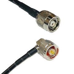 RFC240UF RP-TNC MALE to N MALE ANGLE Coax RF Cable USA-Ship Lot
