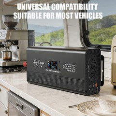 20000W Pure Sine Wave Car Power Inverter 12/24V DC to 110V 120V AC 60HZ US Stock