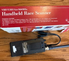 Radio Shack PRO-89 Handheld Race Scanner VHF/UHF/Air/800MHz 200 Ch in Box