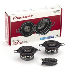 Pioneer TSA709 2-3/4″ 2-Way Speakers, 100W RMS/450W Max (Pair)