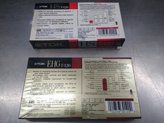 2 TDK VHS Blank Video Tape 6 hours High Standard & Extra High Grade NEW SEALED