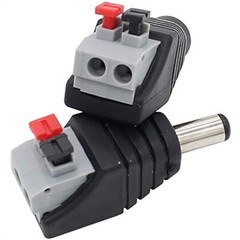 DC Power Plug Male Female Connector 5.5×2.1mm Jack Adapter For CCTV Camera Strip