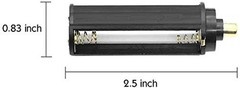 5-Pack 3-AA Battery Holder Case Box Cylindrical for LED Flashlight Torch Light