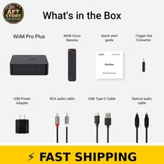 WiiM Pro Plus AirPlay 2 Receiver – Multiroom Streamer