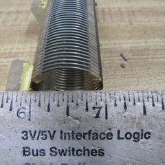 COIL AIRDUX style 1 in dia x 3 in long 16 TPI Cut at 1/2 inch