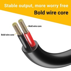 10 FT 18AWG DC Power Extension Cable 5.5×2.5mm Male To Female Plug Cord