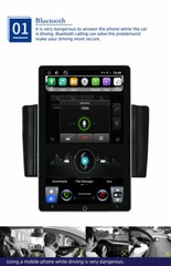 Android 10 Car Radio WiFi GPS Navigation Double Din 10.1″ Vertical Rotate Screen
