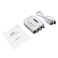 Bi-Directional 2-Way NTSC To PAL+PAL To NTSC Video TV System Converter Adapter