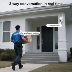 ARCCTV 2-Pack 2K Indoor WiFi6 Security Camera Auto-Tracking 360°PTZ 24/7 Working