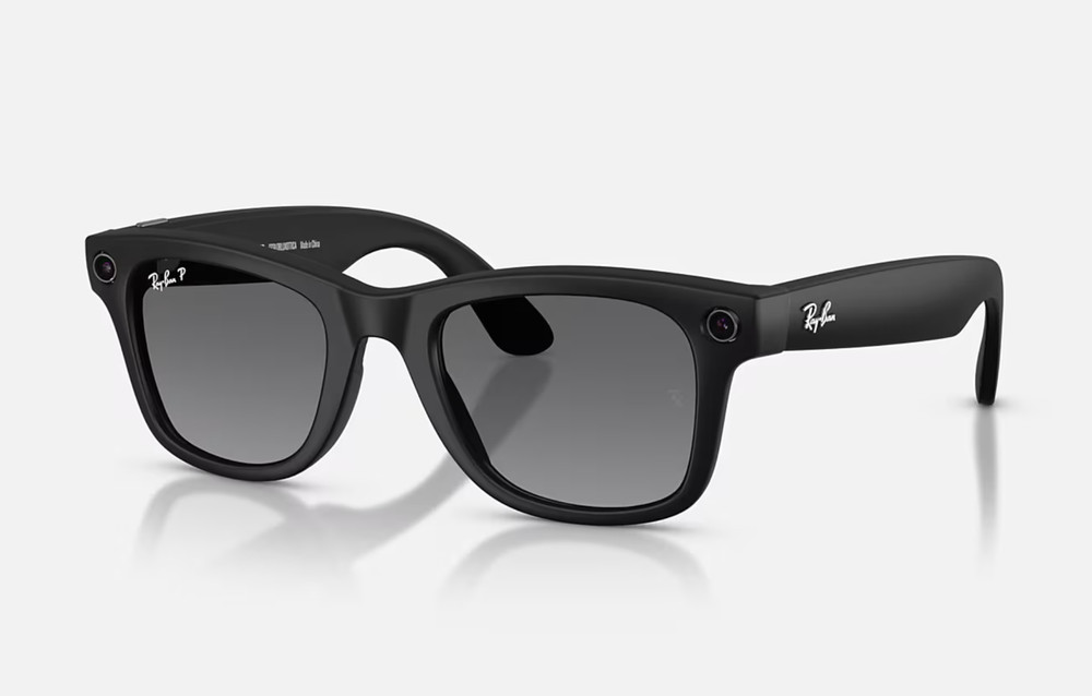 Ray-Ban Meta Wayfarer (GEN 2) Glasses Matte Black Graphite Lenses LARGE RW4012
