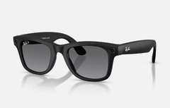 Ray-Ban Meta Wayfarer (GEN 2) Glasses Matte Black Graphite Lenses LARGE RW4012