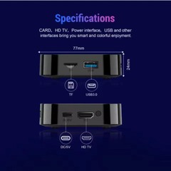 2026 New Android TV Box T1+ Rockchip RK3518 Android 16 8GB RAM 128GB ROM WiFi US