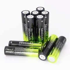 SKYWOLFEYE 3.7V Rechargeable Li-ion Battery Button Top Cell For LED Flashlight