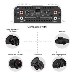 [US SELLER] Taramps TS 800×4 Car Audio Amplifier 800 Watts Rms 2 Ohms 4 Channel