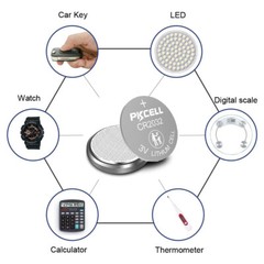 50Pcs PKCELL CR2032 Batteries 3V BR2032 DL2032 Button Cell Lithium Remote Watch