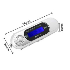 MP3 Player USB 2.0 Small Flash Drive Multilanguage LCD Music Player with 38127