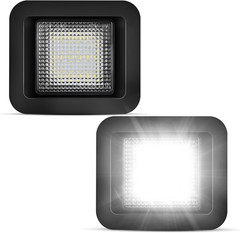 2015-2022 F-150 Raptor LED License Plate Lights 6000K White–Compatible