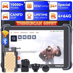 2026 ThinkScan 689BT CANFD&DOIP Car OBD2 Diagnostic Tool Bidirectional Scanner