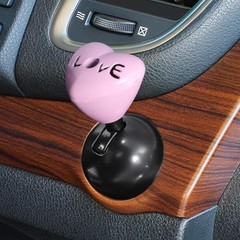 Love Heart Car Push Start Button Cover, Metal Car One-Button Starter Pink