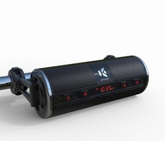 K-Speaker K2 Waterproof Bluetooth Radio Motorcycle Audio System, Black