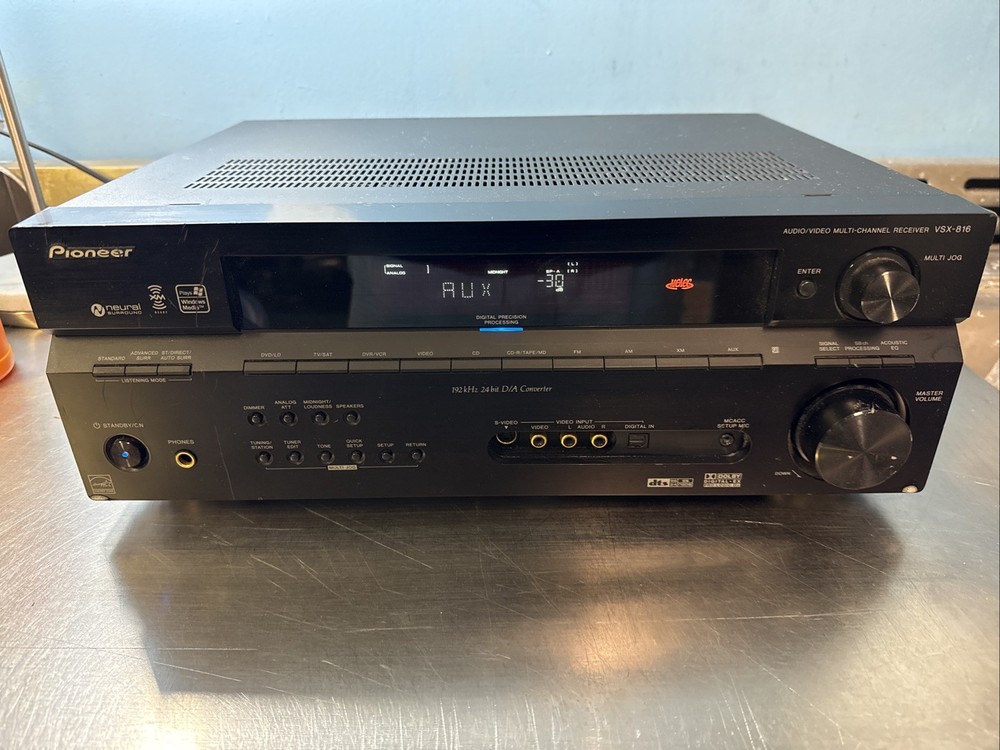 Pioneer VSX-816 Receiver HiFi Stereo Vintage 7.1 Channel Home Audio AM/FM Works!