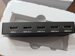 Inland 4 Port 4K UHD HDMI Splitter 1×4 HDCP 2.2 Powered Display Box