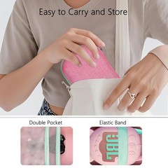 Silicone Cover and Hard Carrying Case for JBL Clip 5 Portable Bluetooth Speaker,