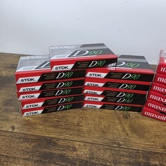 26x Various Sealed Cassette Tapes Maxell UR90 TDK D90 Fuji DR Z II Sony HF 90