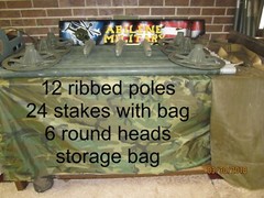 Military Camouflage Net Support Poles System Aluminum Antenna Mast Poles 4′