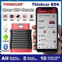 2025 NEW Thinkcar BD6 OBD2 Scanner Code Reader Full System Car Diagnostic Tool