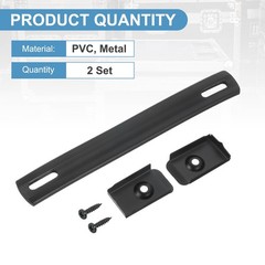 uxcell 6.5 Inch Speaker Handle Pull Cabinet Grasp Strap Style Inch, Black