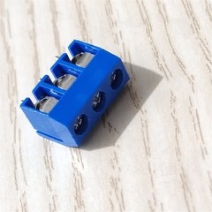 50pcs 3-Pin PCB Mount Screw Terminal Block 5mm Pitch Connector US